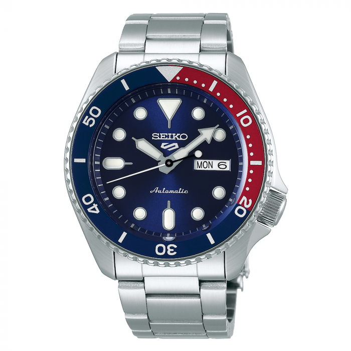 Seiko 5 Sports Automatic SRPD53K1 (Blue/Red “Pepsi” Bezel)