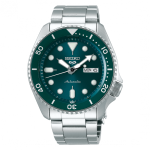 Seiko 5 Sports Automatic SRPD61K1 (Green Dial / Black Bezel)